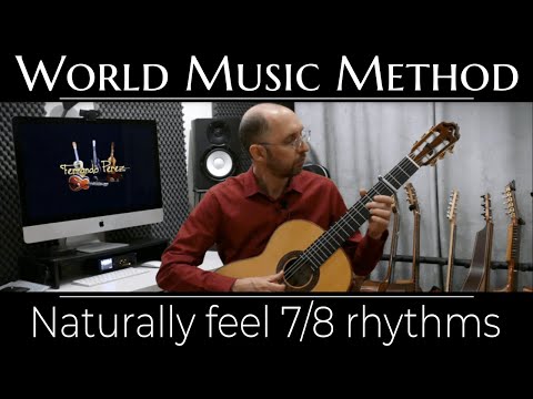 An easy way to internalise and naturally feel 7/8 rhythms | Fernando Perez