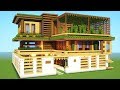 Minecraft How To Build A Large Mansion House Tutorial 2018 2019