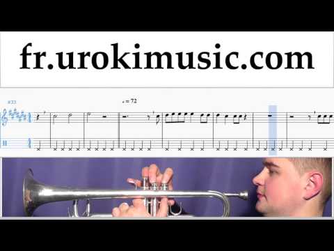 Comment Jouer de la Trompette David Guetta, Justin Bieber - 2U Tab Tablature Partie#2 um-i829