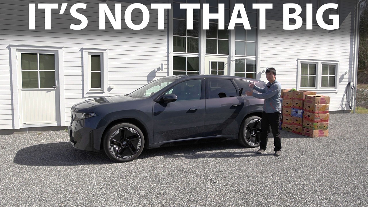 BMW iX3 50 xDrive banana box test