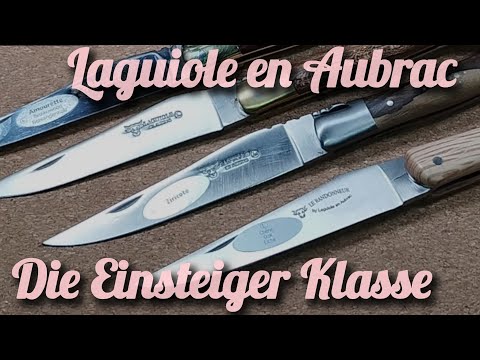 The entry-level models from Laguiole en Aubrac - handmade French pocket knives under €140