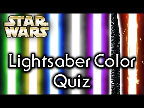 Find out YOUR lightsaber COLOR! - Star Wars Quiz Video