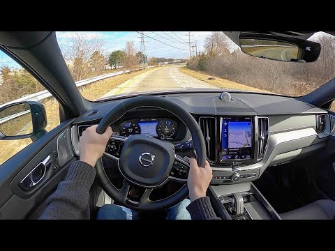 2021 Volvo XC60 T8 Polestar Plug-In Hybrid - POV Test Drive (Binaural Audio)