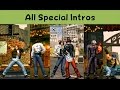 The King Of Fighters All Special Intros 96 2003