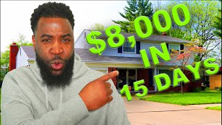 My $8,000 Virtual Wholesale Deal in Real Estate - How I Did It
