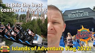 Universal Studios Islands of Adventure VLOG 2022 - We Ride Velocicoaster for the first time!