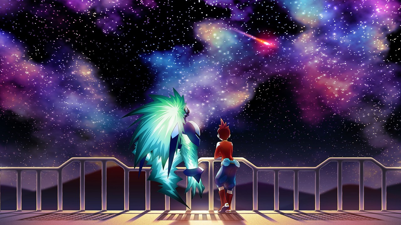 Pirando o cabeção por 1 hora em Megaman Star Force Legacy Collection! :)