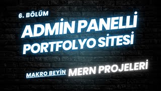 React ile Admin Panelli Portfolyo Sitesi | Dinamik Router - 404 Sayfası - Footer