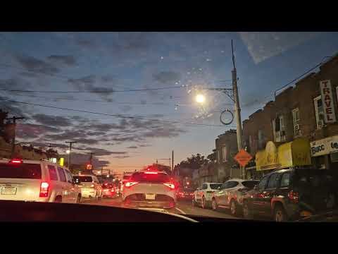 Driving Around Rockaway Blvd,  Queens, NYC 💜💚💙💛