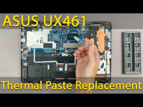 ASUS Zenbook Flip 14 UX461 Disassembly, Fan Cleaning and Thermal Paste Replacement