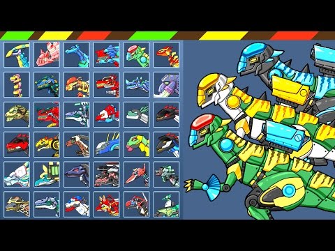 Dino Robot Stegoceras: Game + Battlefield + Repair | FULL GAME PLAY - 1080 HD | DCTE VN