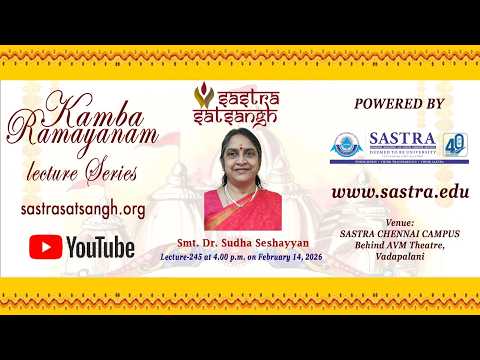 Kamba Ramayanam Dr Sudha Seshayyan's lecture 245