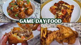 Super Bowl Party Food Ideas 🏈 | Mustard Fried Chicken | Detroit-Style Pizza | Crockpot Meatballs