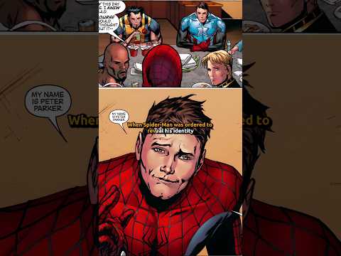 Spider-Man Reveals His Identity...