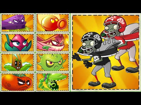 Every Premium Plant MAX Level Power Up vs All Star Zombie