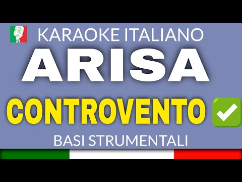 Arisa - Controvento - Karaoke strumentale🎤