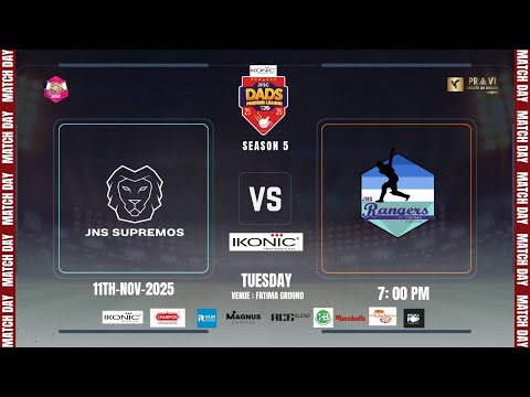 JNS SUPREMOS VS JNS RANGERS | JFSC DADS PREMIER LEAGUE SEASON 5 ,