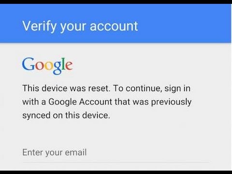 How to Remove Google FRP lock on any phones 2017 trick