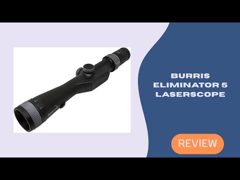 Burris Eliminator 5 LaserScope | 5-20x50mm Riflescope with Rangefinder & Ballistic Calculator