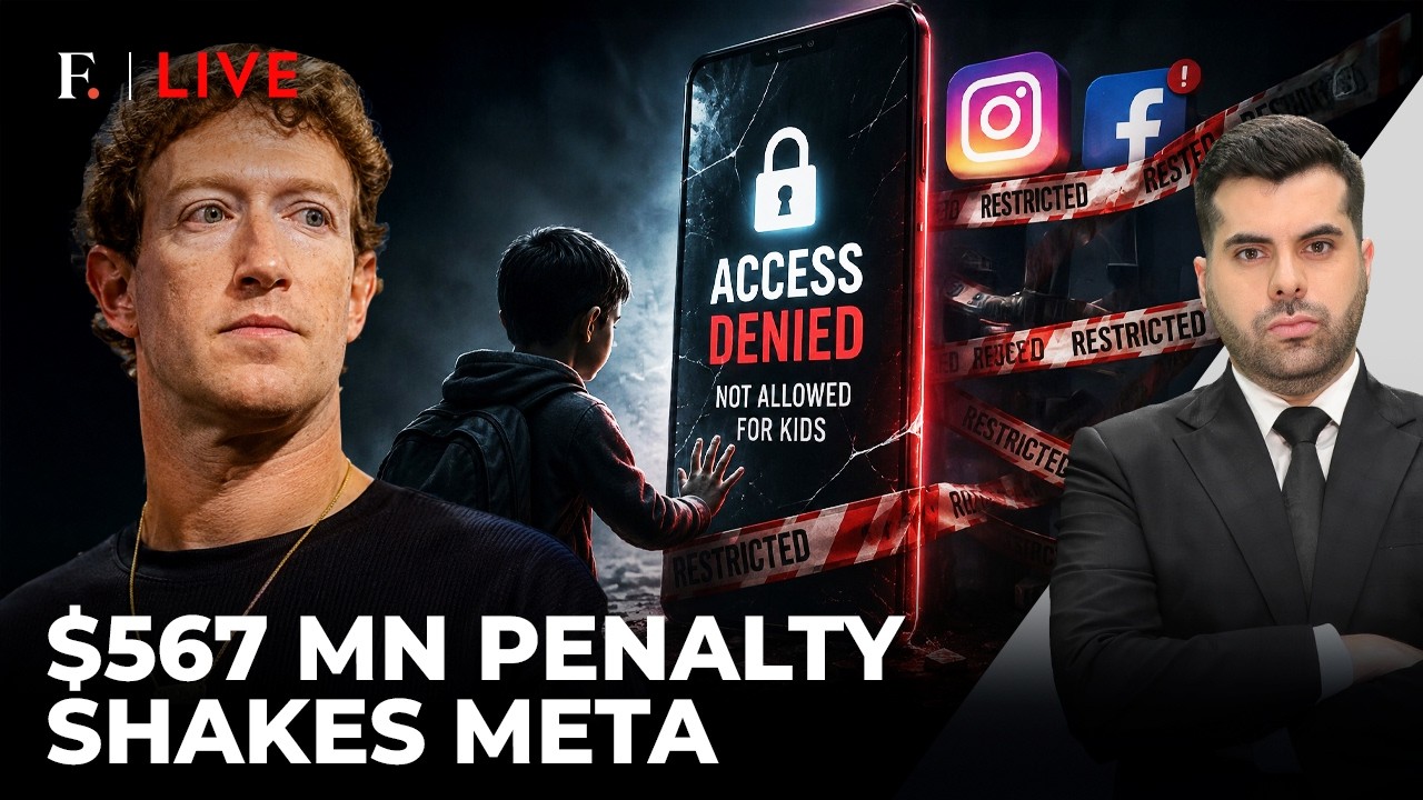 Meta Faces Largest-Ever $567 Million Fine Over Child Safety Failures | Firstpost Live