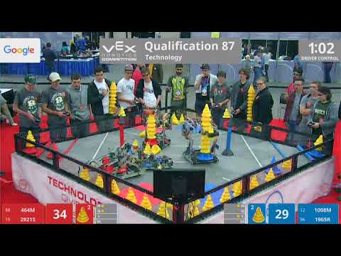 2018 VRC Tech Q87 - 464M 2921S vs 1008M 1965R - 89 to 107