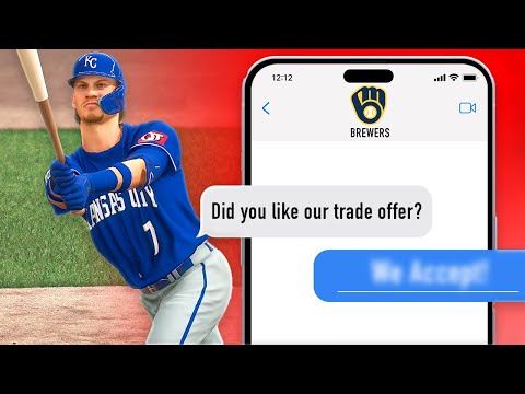 I was offered my first trade... MLB The Show 24 Royals Franchise