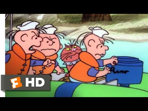 Race for Your Life, Charlie Brown! (1977) - The Boat Race Begins Scene (4/10) | Movieclips