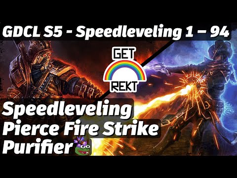 [HC] Grim Dawn S5 Speedleveling - Purifier, Pierce Fire Strike, level 1-94 in 7h