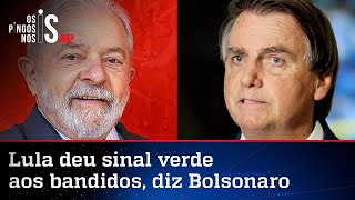Bolsonaro rebate declarações de Lula em defesa de sequestradores de Abilio Diniz