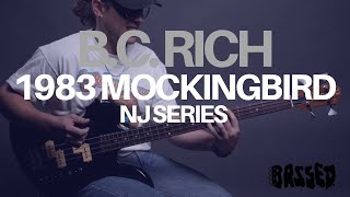 Video thumbnail for 1983 B.C. Rich NJ Series Mockingbird Bass Guitar (NO TALKING) by BASSED.