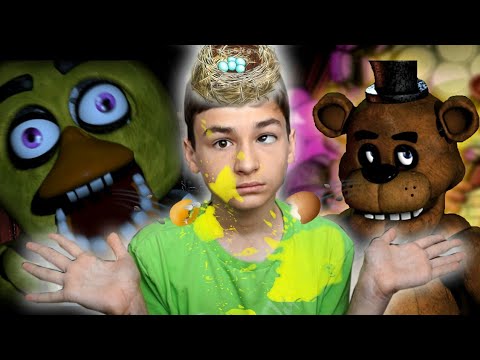 Яичный пулемёт! EGGFIRE CHALLENGE! /Thebrianmaps/нарезка-Five night at Freddy's