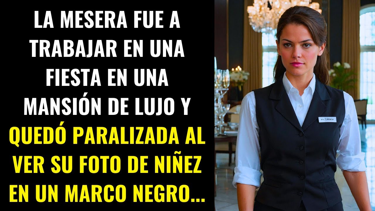 LA MESERA QUEDÓ PARALIZADA AL VER SU FOTO DE NIÑEZ EN UN MARCO NEGRO EN LA LUJOSA MANSIÓN...