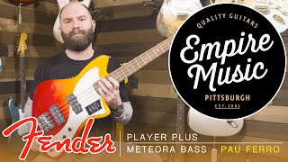 Video thumbnail for Fender Player Plus Meteora Bass (Pau Ferro) - EMPIRE MUSIC by Empire Music