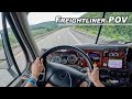 2019 Freightliner Cascadia With 44 Car Trailer Big Rig POV Driving Review Binaural Audio