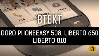 Doro PhoneEasy 508, Liberto 650 and 810 hands-on