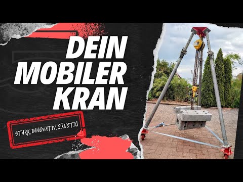 Innovativer DIY Kran für Baustelle und Garten! #bautri_system