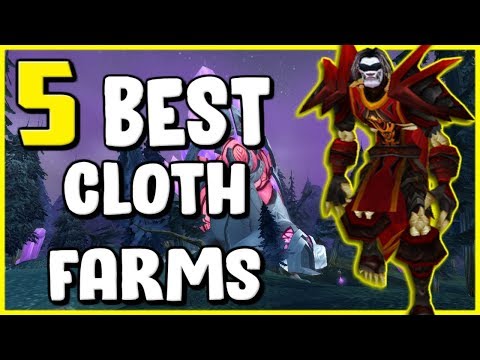 5 Best Cloth Farms In WoW BFA 8.3 - Gold Making, Gold Farming