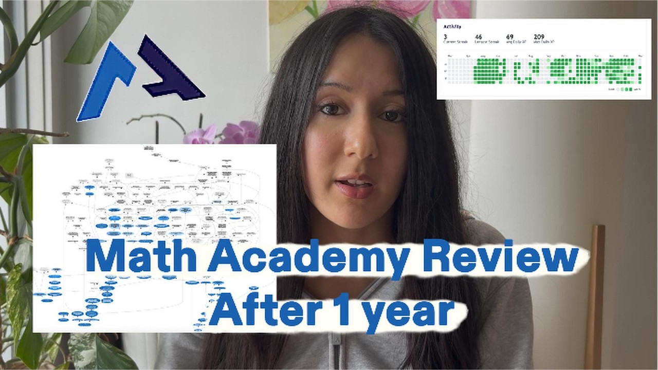 My Review on Math Academy after almost 1 year as a university student (15k + exp total)
