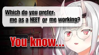 Ayame When Chat Asks This Question [Hololive] 