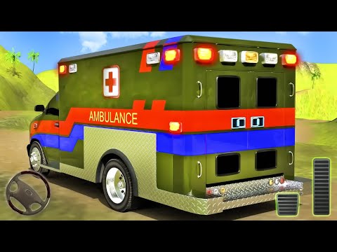 US Army Ambulance Driving - Offroad Rescue Driver Simulator | Android Gameplay