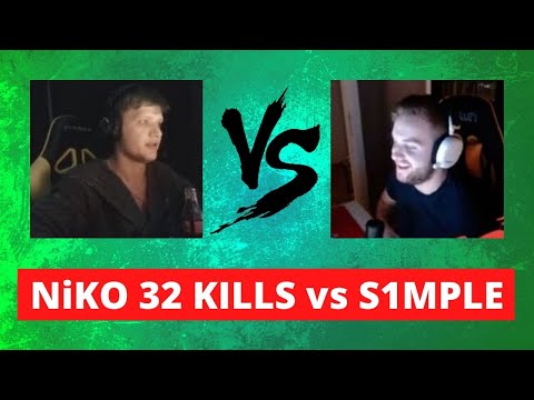 NiKO gets 32kills vs S1MPLE ~ FPL Full match (NiKO POV)