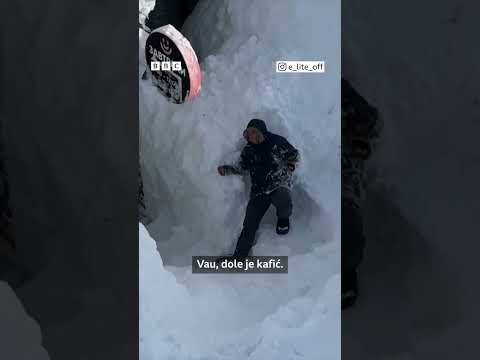 ‘Snežna apokalipsa’: Rekordne padavine na Kamčatki  | BBC News na srpskom #rusija #sneg #shorts