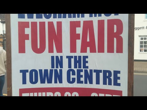 Evesham mop fair vlog pull on and build. Edward Danter funfair. 2022