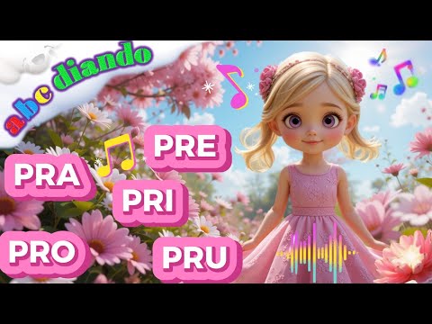🌟 SÍLABAS PRA, PRE, PRI, PRO, PRU 🌟  ¡APRENDO CANTANDO CON ABCdiando! 🌟