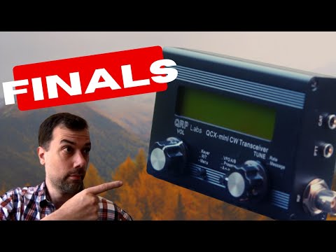 How to build a QCX Mini - Part 4 - Electrolytics, Trimmers, Finals