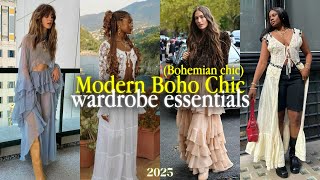 2025 Boho Chic Wardrobe Essentials Guide🌿 | Must-Have Boho Aesthetic Staples for Effortless Style