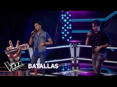 Alejo Dueñas vs Irvin Escobar - "Vente pa´ca" -Mau y Ricky - Battles - La Voz Argentina 2018