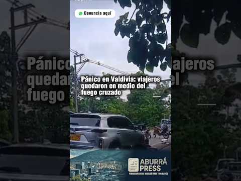 Pánico en Valdivia: viajeros en medio de un enfrentamiento armado en la Troncal de Occidente
