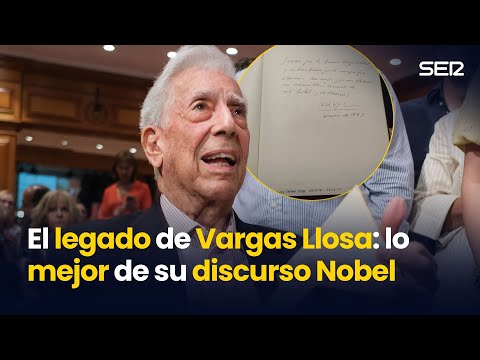 El LEGADO de Mario VARGAS LLOSA: lo mejor de su discurso tras ganar el PREMIO NOBEL