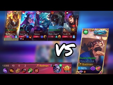 Perfect Shadow of Sushi Master! | HAYABUSA | MOBILE LEGENDS